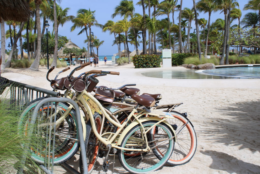 Fahrradverleih im Hilton Aruba Caribbean Resort