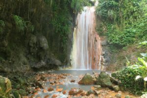 Diamond Falls in Saint Lucia