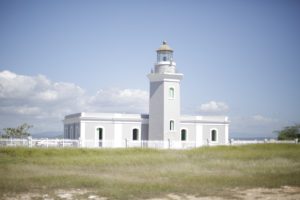 Historischer Leuchtturm auf der Halbinsel Cabo Rojo im Süden Puerto Ricos