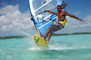 Windsurfen am Traumstrand von Bonaire